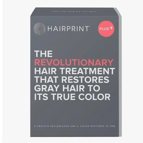 Hairprint - Hairprint + for stubborn gray hair. Dark. NIB - Picture 2 of 2